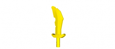 Lego Minifig Krummsäbel mit Zacken 60752)