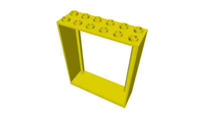 Lego Türrahmen 2 x 6 x 6 (6235)