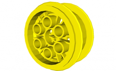 Lego Felge 20 x 30 für Ballonreifen (6582)
