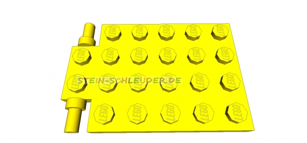 Lego Falltür-Platte mit Pins 4 x 6 (92099)