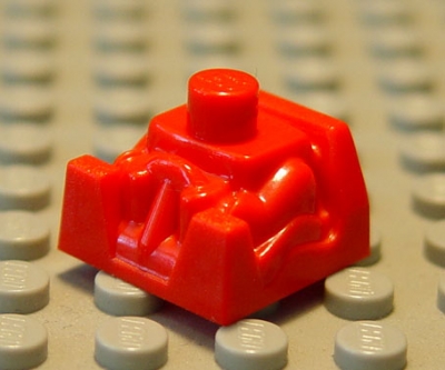Lego Stein 2 x 2 mit Rennfahrerkörper und Lenkrad (x351)